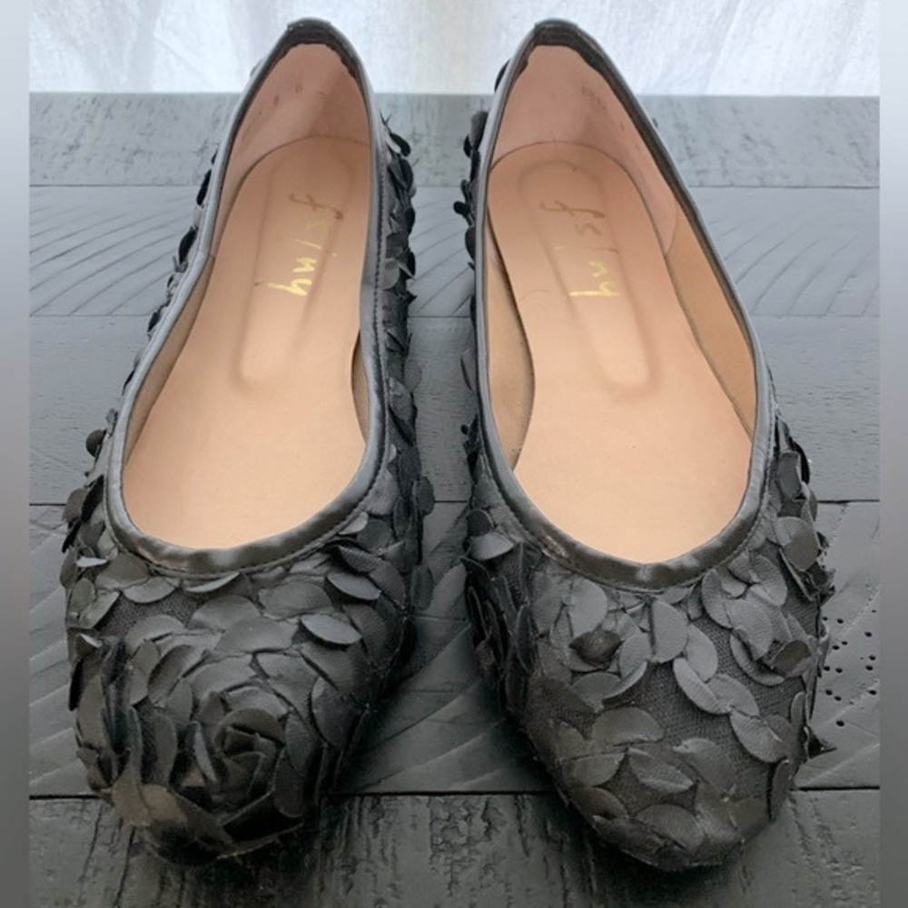 FSNY French Sole Ballet Flats EUC Size - 8
